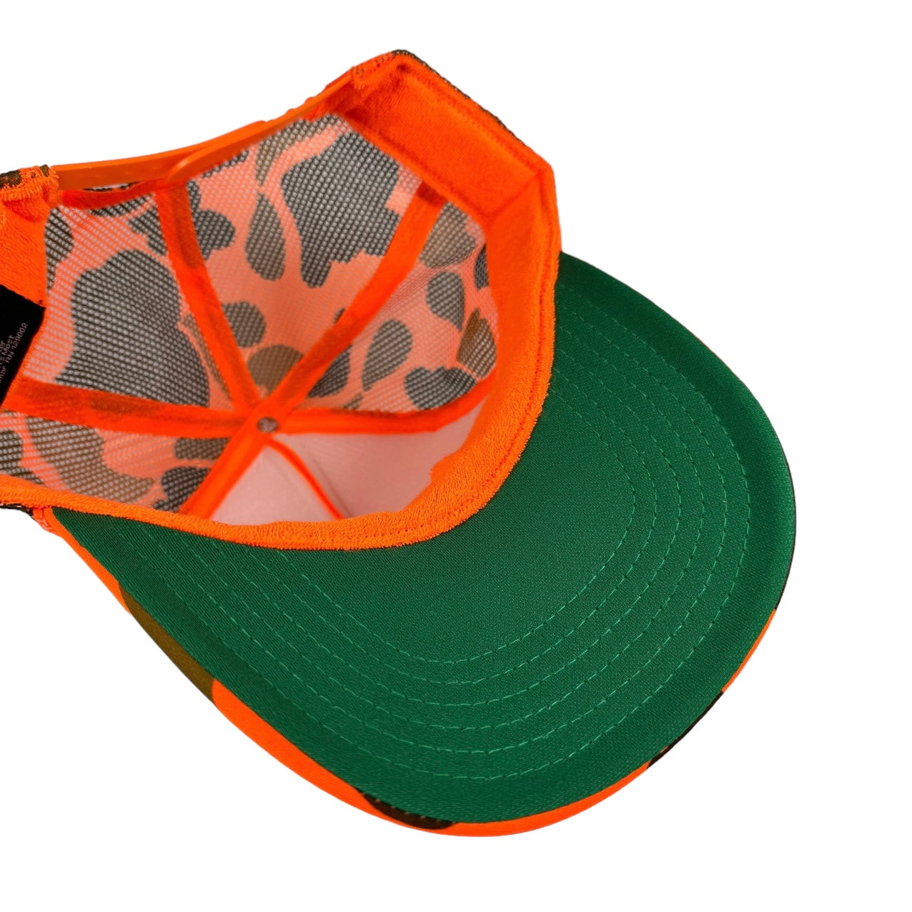 Orange Camo Trucker Hat